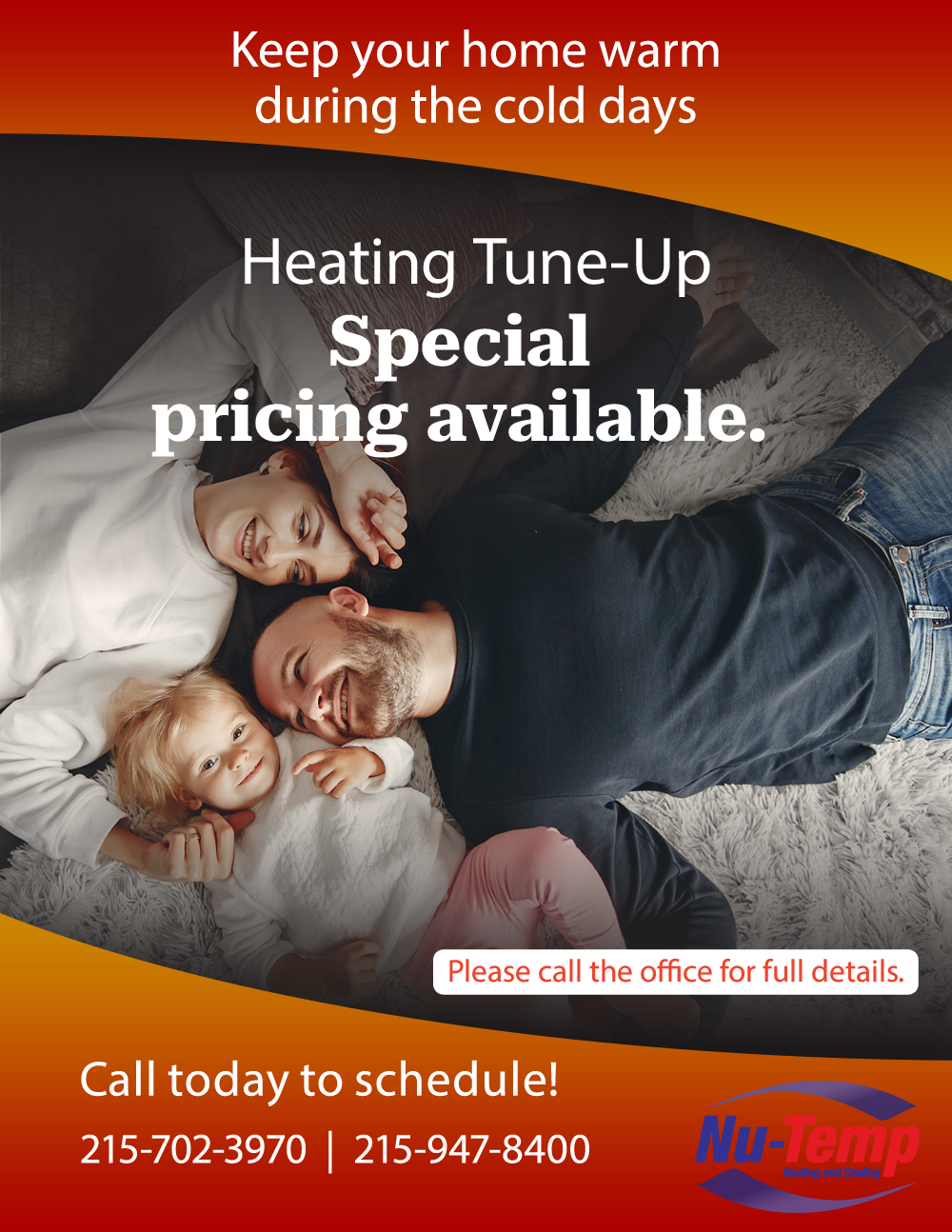 Heating tune-up special pricing available